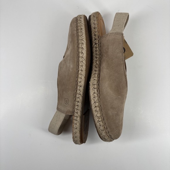 Born Shilo Women's US 9M Taupe Suede Slingback Casual Comfort Espadrille Flats - Picture 5 of 16